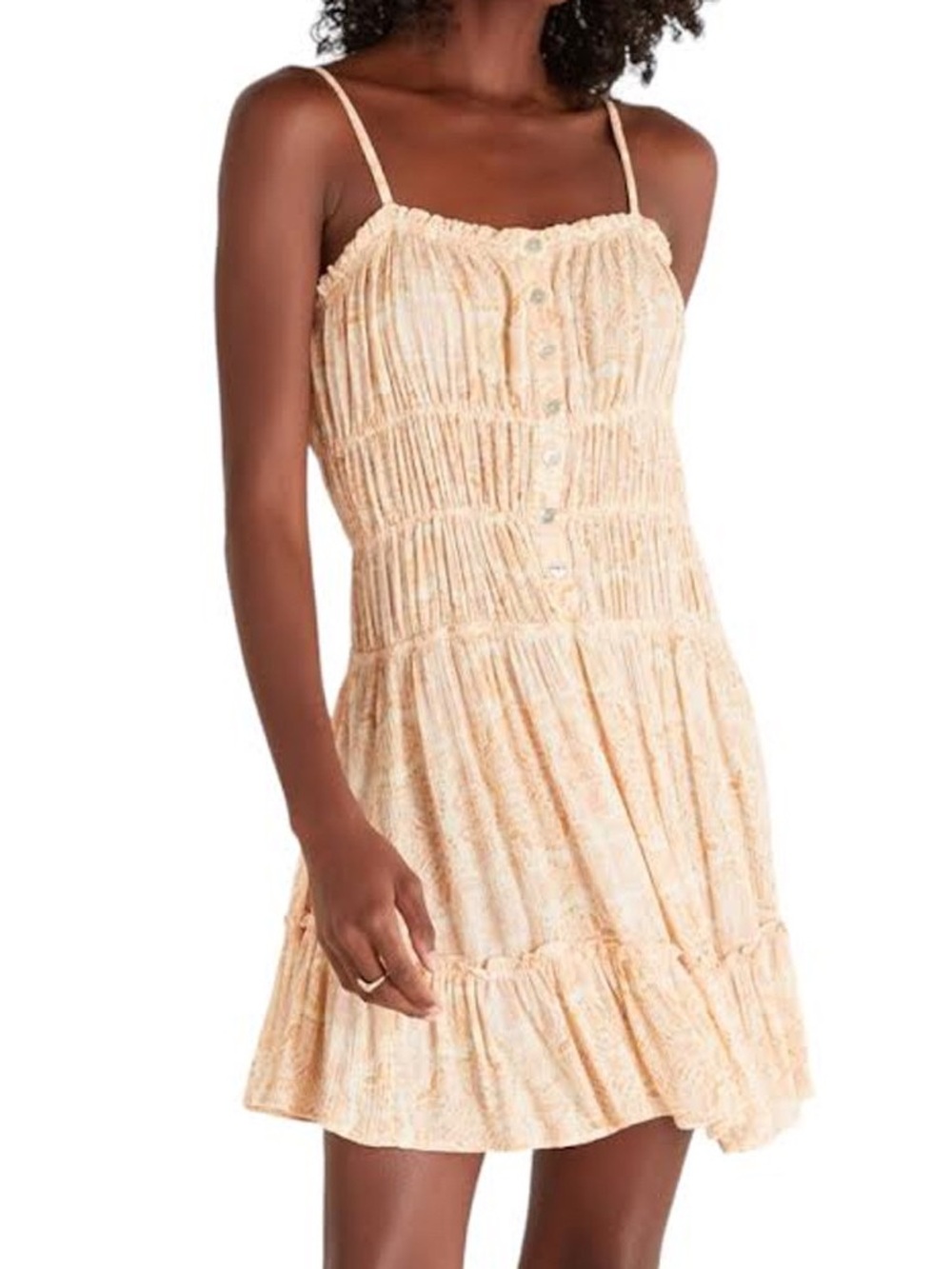 Z Supply Anabella Smocked Sleeveless Mini Dress NWT Small